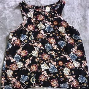 Paper Crane floral top